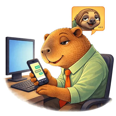 Plan Lite — capybara recibiendo notificaciones